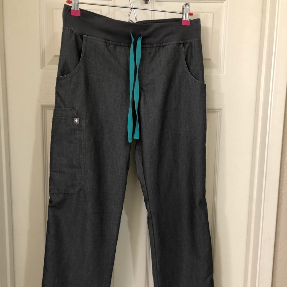 Figs Graphite Scrub Bottoms